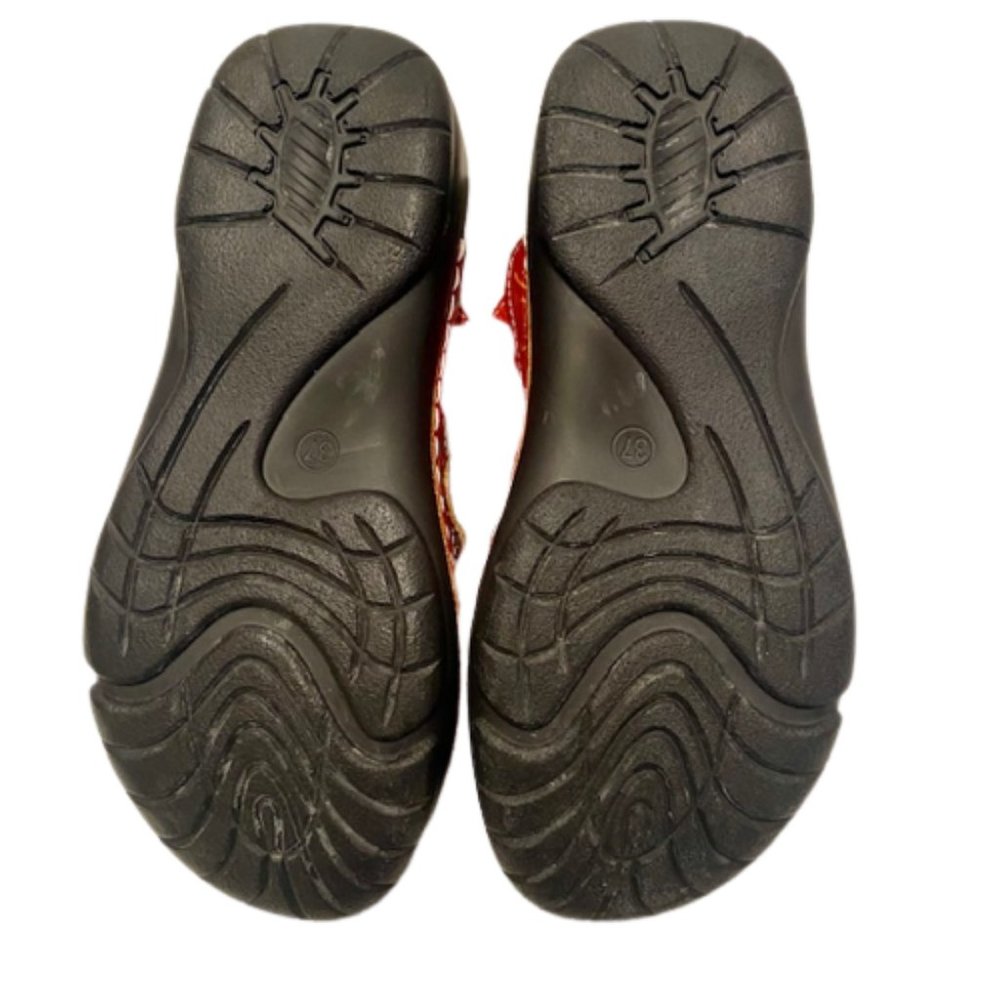 L'artiste by Spring Step Copa Red Colorful Clog Closed Toe Sandal EU 37 US 6.5 - Picture 5 of 8